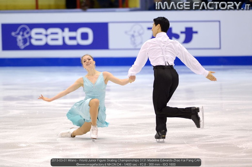 2013-03-01 Milano - World Junior Figure Skating Championships 3131 Madeline Edwards-Zhao Kai Pang CAN
